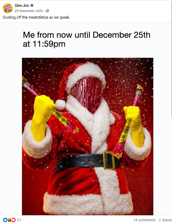 Slim Jim's Facebook post