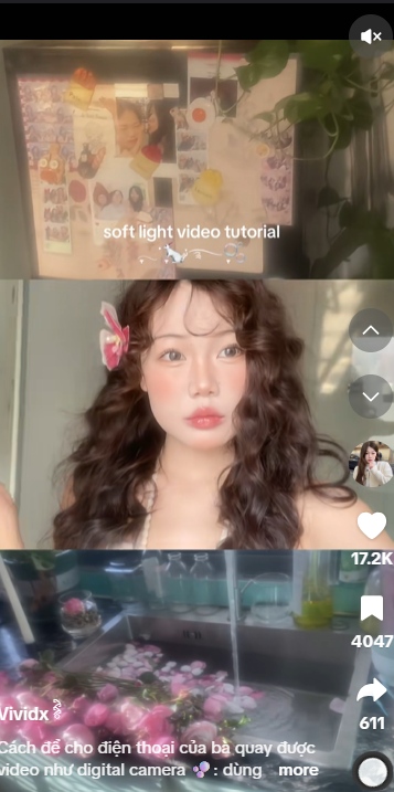 tiktok soft light filter